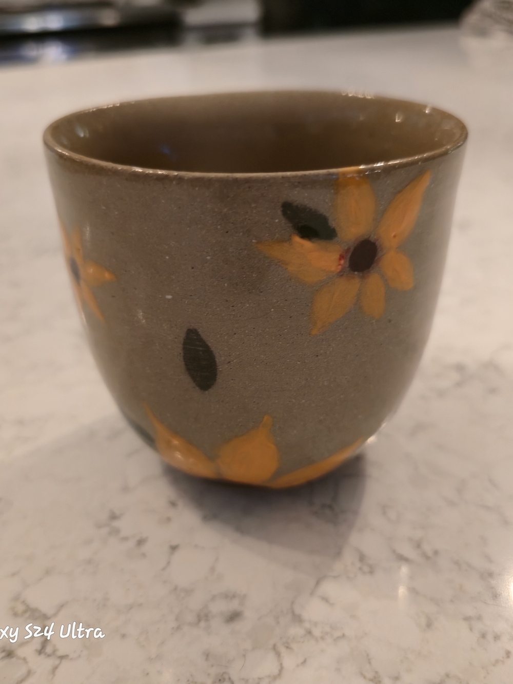 Tea Cup with Yellow Floral Print - Picture 7 of 7